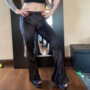 Killstar Velvet Bellbottoms